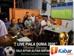 Haji Affan Alfian Bintang, SE Nobar Piala Dunia 2026 Bersama Sahabat dan Kerabat di Gedung Putih