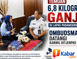 Temuan 6,8 Kg Ganja Didalam Lapas Kelas IIB Kota Padangsidimpuan, Ombudsman RI Kunjungan ke Kantor Ditjenpas Sumut