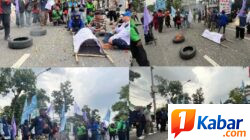 Bawa Keranda Mayat ke Kantor Konjen Malaysia, Ratusan Massa DPN bersama Mahasiswa Unjuk Rasa di Depan Kantor Konjen Malaysia, Sampaikan 11 Tuntutan