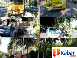 Kecelakaan Beruntun 4 Kendaraan di Jalinsum Lubuk Pakam, 3 Terluka