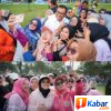 Bupati bersama Ketua TP PKK Deli Serdang Hadir di Tengah Warga Ikuti Kegiatan CFD di Lapangan Segitiga Lubuk Pakam