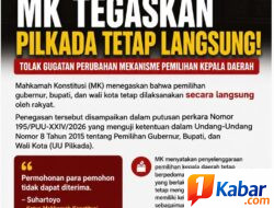 MK Tegaskan Pilkada Tetap Dipilih Langsung oleh Rakyat, Gugatan Perubahan Mekanisme Ditolak