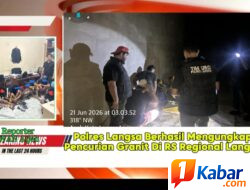 Polres Langsa Ungkap Dugaan Pencurian Material RS Regional Aceh, Delapan Orang Diamankan