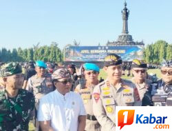 Gelar Apel Bersama Pecalang Polda Bali Komitmen Jaga Kamtibmas Dan Pariwisata Berkualitas