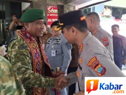 Kapolresta Manado Hadiri Lepas Sambut Danrem 131/Santiago, Perkuat Sinergitas TNI-Polri di Sulawesi Utara