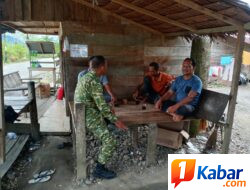 Kodim 0102/Pidie Bahas Keamanan Dalam Desa Melalui Komsos di Kayee Jatoe