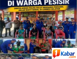 *Polisi Turun dari Kapal, Langsung ke Pelukan Warga Lembeh* 