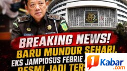 BREAKING NEWS! Baru Mundur Sehari, Eks Jampidsus Febrie Adriansyah Resmi Jadi Tersangka Korupsi dan TPPU