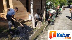 Babinsa Koramil 11/Bandar Baru Laksanakan Karya Bhakti, Perkuat Gotong Royong Bersama Warga Cut Langien