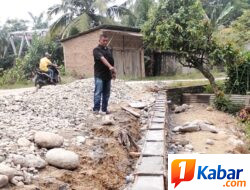 PTPN IV Regional VI Kebun Baru,Tanggapi Percepatan Pasca Banjir, Antisipasi Lakukan Pemasangan Talut Dinding Penahan Tanah Longsor,
