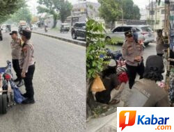Temui Anak Punk di Jalanan, Kanit Samapta Polsek Sunggal Berikan Pembinaan Kamtibmas