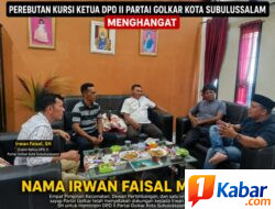 Perebutan Kursi Ketua DPD II Partai Golkar Kota Subulussalam Menghangat, Nama Irwan Faisal Menguat