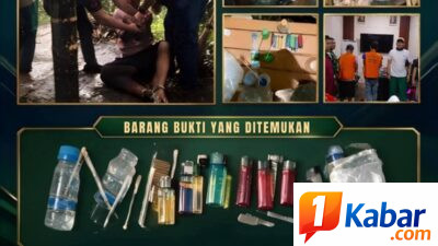 Barak Narkoba di Perkebunan PTPN-IV Adolina Desa Damak Maliho-Deli Serdang Digerebek TNI, 2 Pengguna Narkoba Diamankan