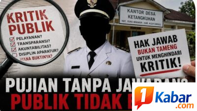 Kritik Tak Bisa Diredam dengan Pujian! Pemberitaan Tandingan Kades Ketangkuhan Justru Picu Pertanyaan Baru di Tengah Masyarakat