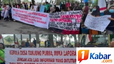 Ratusan Massa Warga dari Dua Desa-Bangun Purba Datangi Kantor Bupati Deli Serdang, Desak Dua Kepala Desa Dipangil dan Diperiksa, Dugaan Penyelewengan BLT Dana Desa dan Pengelolaan BUMDes Diusut