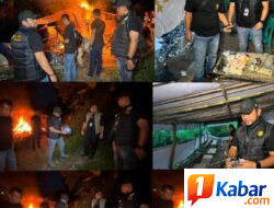 Pengedar Sabu Berhasil Diamankan Satres Narkoba Polrestabes Medan Meski Dapat Perlawanan Warga Saat Penggerebekan Barak Narkoba di Klambir V