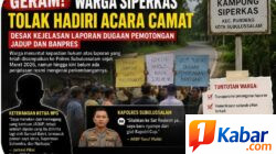 GERAM! Warga Siperkas Tolak Hadiri Acara Camat, Desak Kejelasan Laporan Dugaan Pemotongan JADUP dan BANPRES: Ketua BPG Sampaikan Keterangan kepada media