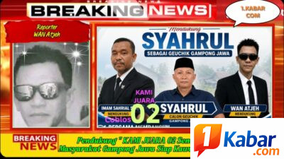 SUASANA PILCIKSUNG MEMANAS! DUKUNGAN SYAHRUL MELUAS, “KAMI JUARA 02” JADI HARAPAN BESAR GAMPONG JAWA