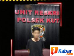 VIRAL! Polsek Kuta Amankan Pelaku Penganiayaan Pedagang Warung di Tuban