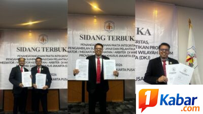 Pengambilan Sumpah, Janji, dan Pelantikan Profesi Mediator, Mediator Kesehatan, serta Arbiter di Jakarta