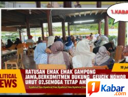 Jelang Pilciksung 2026, Ratusan Emak-Emak Padati Silaturahmi Bersama Calon Geuchik Gampong Jawa Nomor Urut 02