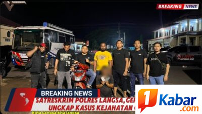 Polres Langsa Bongkar Dua Kasus Curas, Pelaku Dibekuk Bersama Barang Bukti Hasil Kejahatan