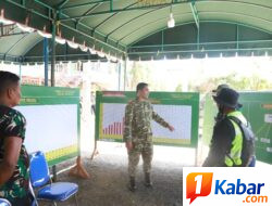 Kunjungi Posko, Dansatgas TMMD ke-129 Kodim 0102/Pidie: Posko Sebagai Pusat Kendali Kegiatan