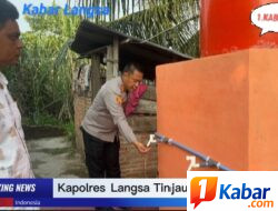 Kapolres Langsa Pastikan Bantuan Sumur Bor di Sejumlah Dayah Berfungsi Optimal