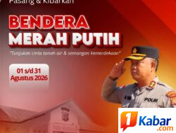 Kapolres Subulussalam Ajak Masyarakat Kibarkan Bendera Merah Putih Selama Bulan Kemerdekaan