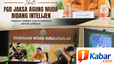 Ketua DPRK Subulussalam Hadiri FGD Jaksa Agung Muda Intelijen, Bahas Penguatan Komunikasi dan Informasi
