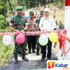Dandim 0201/Medan bersama Camat Namorambe Resmikan Jembatan Gantung Perintis Garuda di Deli Serdang
