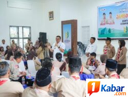 80 Peserta Jambore Nasional Kontingen Kwarcab Gerakan Pramuka Deli Serdang Dilepas, Asri Ludin Tambunan : “Peserta Berprestasi Dapat Beasiswa Kuliah”