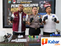Polda Sumut Berhasil Ungkap Praktik Home Industri Liquid Vape Mengandung Etomidate Narkotika Golongan II, Bahan Baku Dipasok dari Kamboja ke Kota Medan