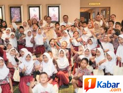 Peringatan HAN ke-42 Tahun 2026 : Siswa SD Tanjung Morawa Nonton Bareng Bupati Deli Serdang