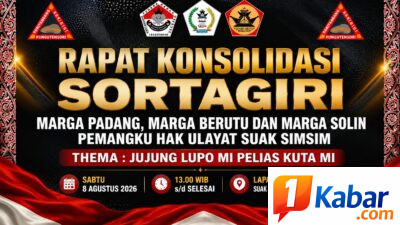 Rapat Konsolidasi SORTAGIRI Digelar 8 Agustus 2026, Perkuat Persatuan Marga Padang, Berutu, dan Solin di Suak Simsim