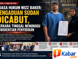 Kuasa Hukum Wizz Baker: Pengaduan Sudah Dicabut, Perkara Tinggal Menunggu SP3 Penghentian Penyidikan