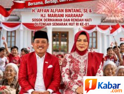 Haji Affan Alfian Bintang SE dan Hj. Mariani Harahap, Sosok Dermawan dan Rendah Hati di Tengah Semarak HUT RI ke-81