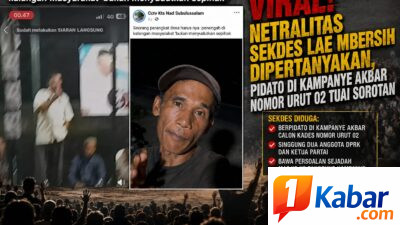 Viral! Netralitas Sekdes Lae Mbersih Dipertanyakan, Pidato di Kampanye Akbar Nomor Urut 02 Tuai Sorotan