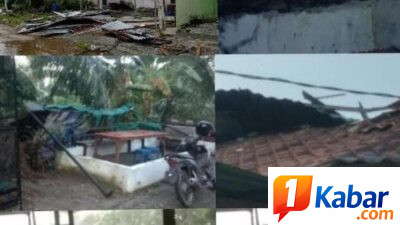 Atap Rumah Warga di Perumahan Griya Permata IV-Desa Tanjung Anom Hancur Diterjang Puting Beliung, Pemkab Deli Serdang Turun Lakukan Pendataan