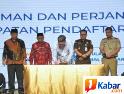 Wakil Bupati Deli Serdang Tandatangani Percepatan Sertifikasi Tanah Wakaf