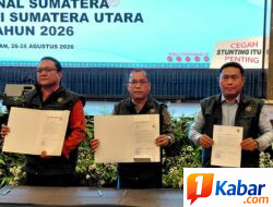 Wakil Bupati Deli Serdang bersama Pemda se-Sumut Tandatangani Kesepakatan bersama Percepatan Penurunan Stunting