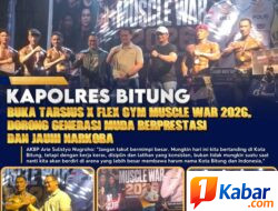 Kapolres Bitung Buka Tarsius X Flex GYM Muscle War 2026, Dorong Generasi Muda Berprestasi dan Jauhi Narkoba