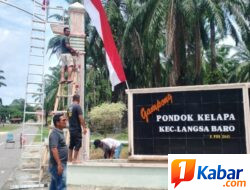 Geuchik Pondok Kelapa Bermasyarakat,Peduli Lingkungan Bersih dan Asri, 