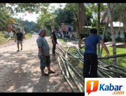 Pemerintahan Gampong  Paya Bili Dua, Bersama Warga Sambut Dirgaharu RI Ke-81,Dengan Ornamen Merah Putih Dan Umbul Umbul,