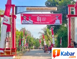 Pemerintahan Gampong Afdiling Dua Buket,Bersinergi Warga Sambut Dirgaharu RI Ke-81, Dengan Ornamen Merah Putih Dan Umbul Umbul,
