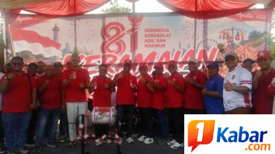 Ragion Head (RH) PTPN IV Regional VI,”Yudi Cahyadi, Melepas Seribuan Peserta Gerak Jalan Santai,