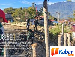 Personel Yonif 854/DK Dikerahkan Bantu Rekonstruksi Jembatan Bailey di Kala Segi