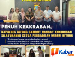 Kapolres Bitung Terima Silaturahmi Ketua Pengadilan Negeri Bitung, Perkuat Sinergitas Antar Penegak Hukum