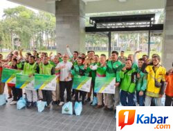 Bupati Deli Serdang Serahkan Kartu BPJS Ketenagakerjaan kepada 24 Pengemudi Ojol