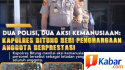 Penghargaan Dua Personel Berprestasi, Kepedulian yang Menginspirasi Sesama